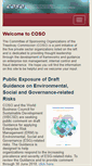 Mobile Screenshot of coso.org
